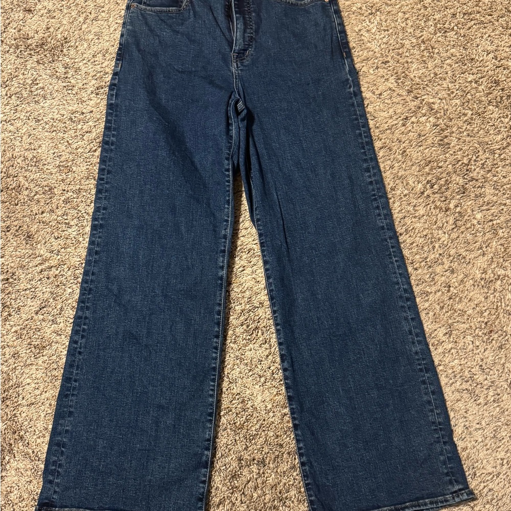Madewell Dark Blue Flare Jeans